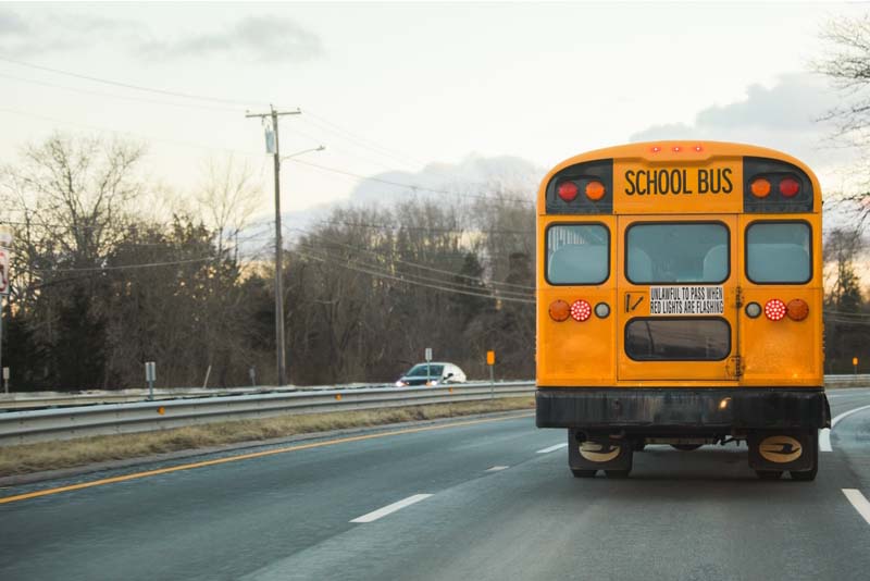 Fresno Unified School Bus Involved In Car Accident with Jeep by the Intersection of Palm Avenue and Holland Avenue
